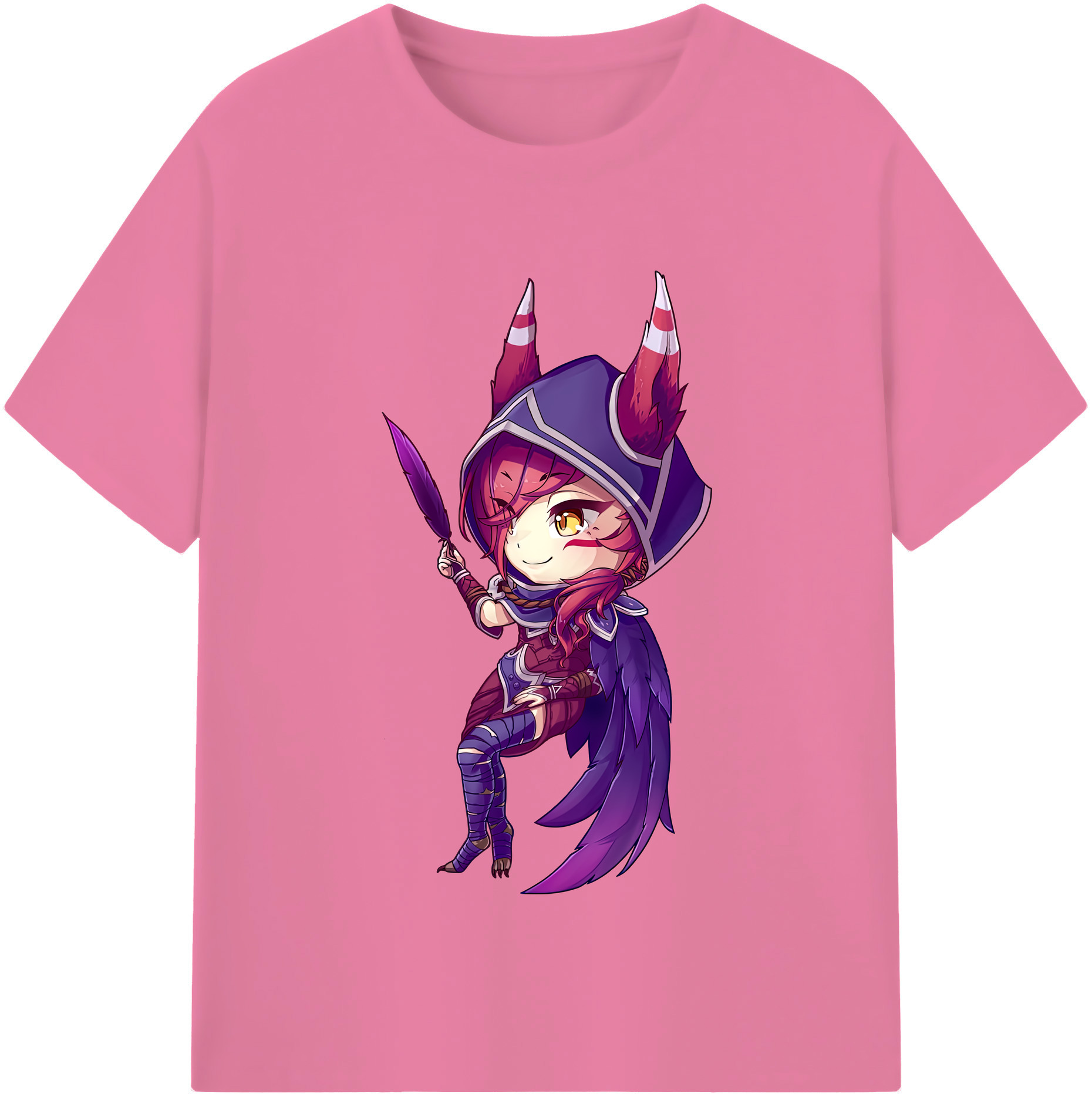 リーグ・オブ・レジェンド League of Legends LOL 綿100％半袖Tシャツ（フロントプリント）